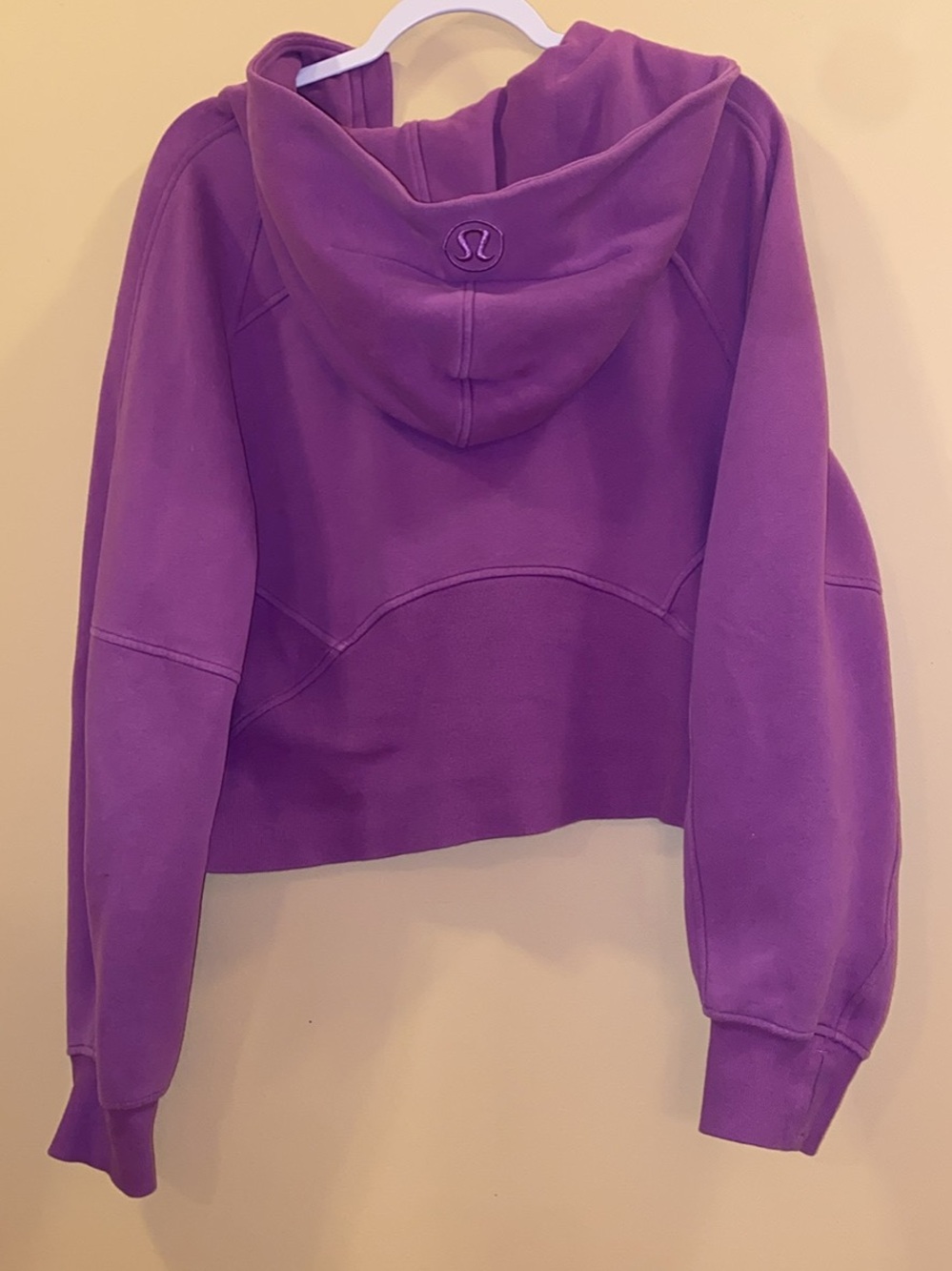 lululemon athletica 1/2 zip scuba Purple Half-Zip Hoodie - Picture 3 of 4